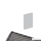 Carbon-black pop-up card holder with stepped fanned cards