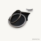 Black magnetic phone ring with open centre