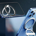 Black ring stand shown at multiple viewing angles