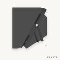 Black X-fold laptop stand open
