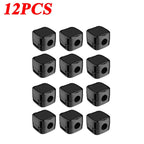 Black 12-piece ZAVVYA Cable Dock magnetic cable organizer set