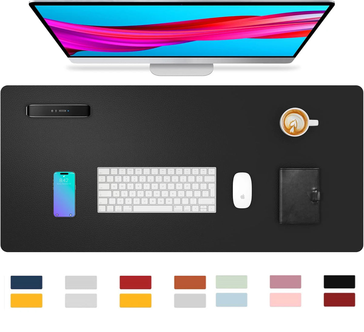 ZAVVYA Desk Canvas reversible desk mat — view 2