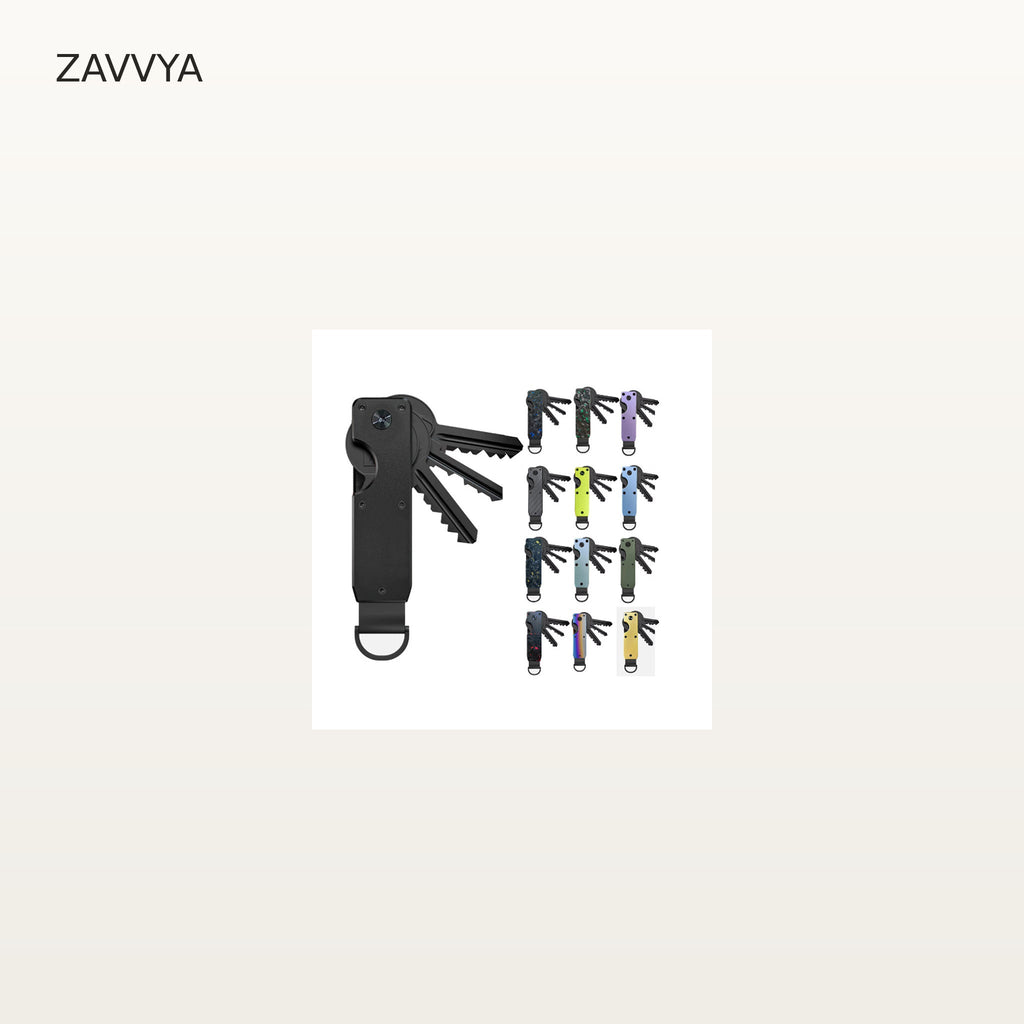 ZAVVYA Key Stack - Black - angle view