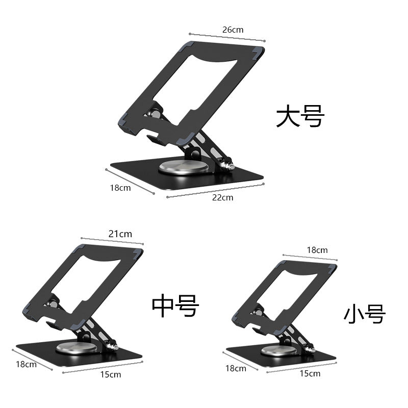 ZAVVYA Orbit Stand silver rotating laptop stand — view 3