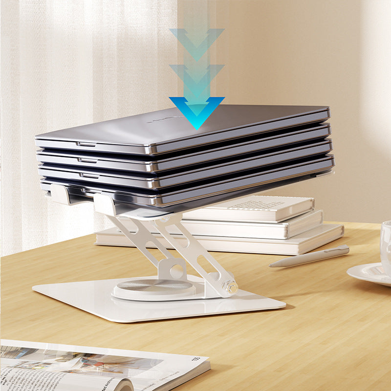 ZAVVYA Orbit Stand silver rotating laptop stand — view 5