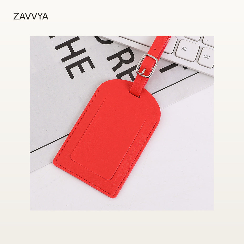 ZAVVYA Tag Line – Flip Cover Red – three-quarter view