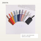 ZAVVYA Tag Line – sold colours – flip-cover and open-window style overview